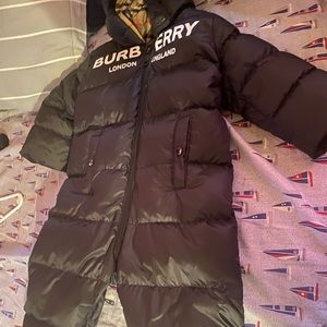 Baby’s snowsuit- Size 12 months. It was only worn twice, no stains at all.